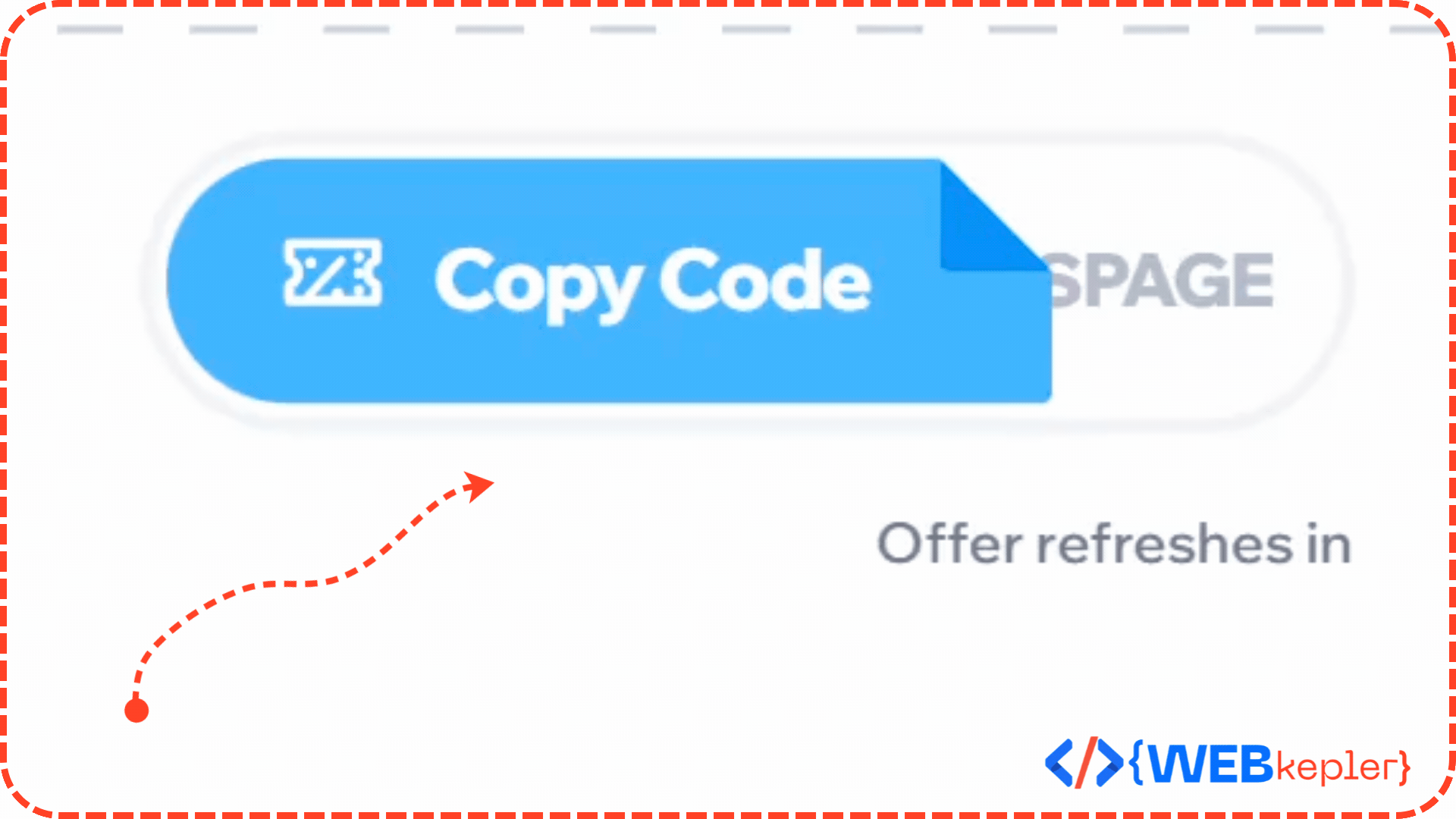 Copy the Hostinger coupon code COUPONSPAGE on WebKepler